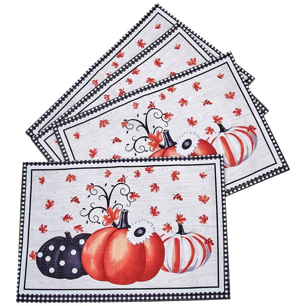 Pumpkin Pattern Placemats - image 