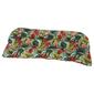 Jordan Manufacturing Outdoor Floral Settee Cushion - Aqua/Coral - image 1
