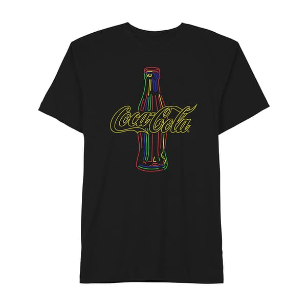 Young Mens Neon Coca-Cola&#40;R&#41; Short Sleeve Tee - image 