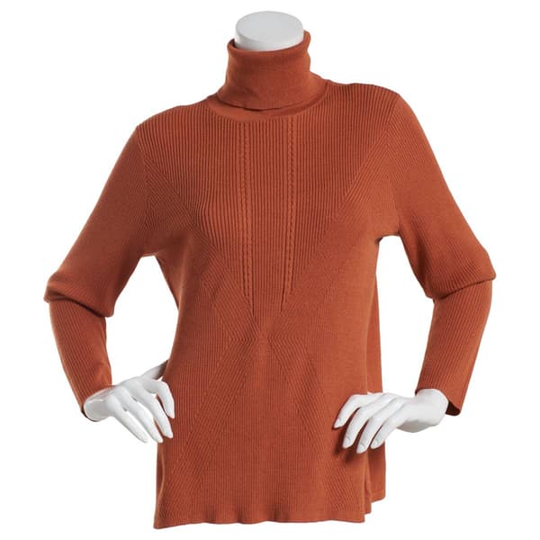 Womens Retrology Diagonal Rib Turtleneck Sweater Boscov's