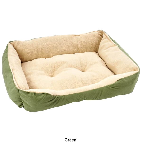 Comfortable Pet Suede Square Pet Bed