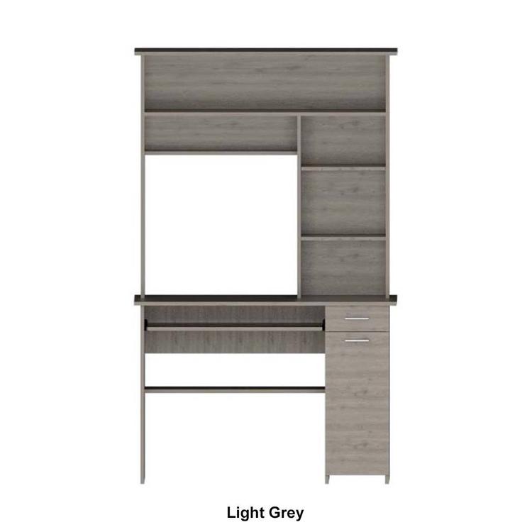 FM FURNITURE Weston Two Computer Desk w/ Hutch