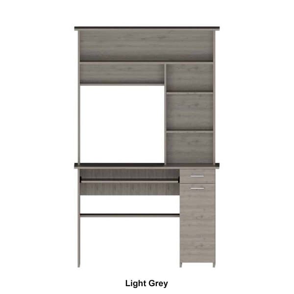 FM FURNITURE Weston Two Computer Desk w/ Hutch