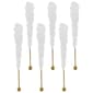 Boscov''s 6pc. Wrapped White Rock Candy on a Stick - image 1