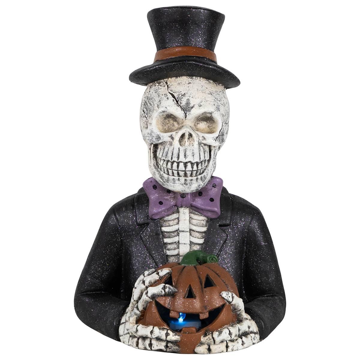 Open Video Modal for Northlight Seasonal LED Skeleton &amp; Jack-O-Lantern Halloween Decor