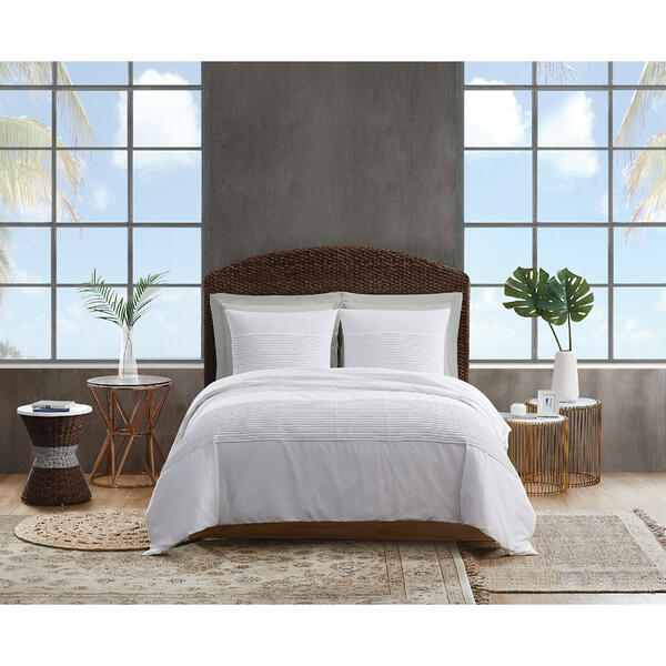 Sean John Pleated Denim Comforter Set - image 