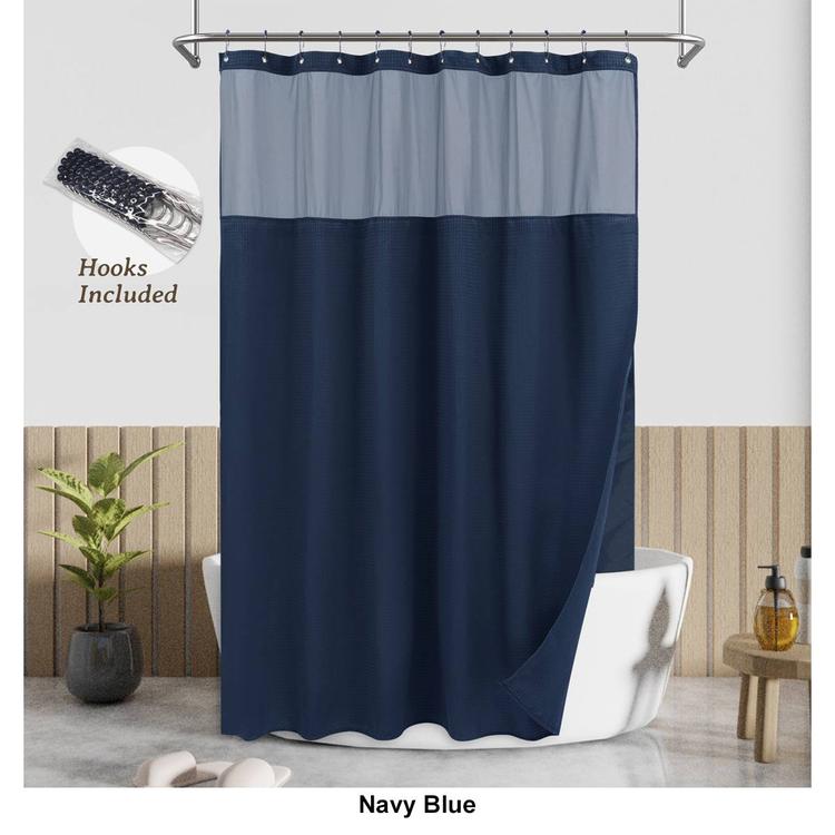 Awesome Home Waterproof Polyester Honeycomb Dobby Shower Curtain