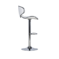 Linon Home Decor Beldon White Faux Leather Adjustable Barstool - image 3