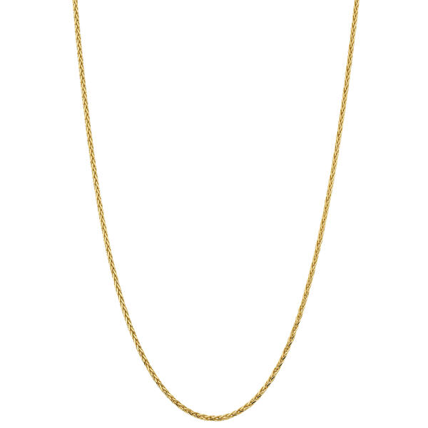 Gold Classics&#40;tm&#41; Gold over Sterling Silver Woven Chain Necklace - image 