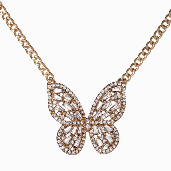 Jessica Simpson Butterfly Necklace - image 