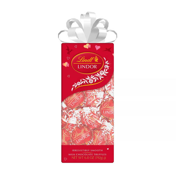 Lindt 6.8oz. Valentine Lindor Milk Chocolate Traditions Box - image 
