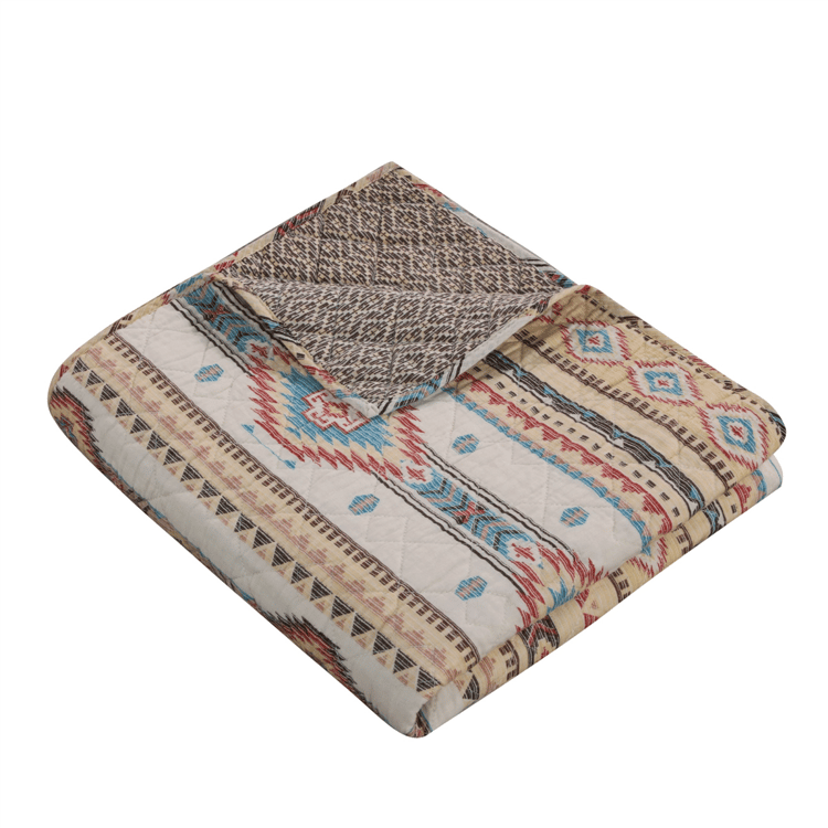 Greenland Home Fashions(tm) Phoenix Reversible Quilted Throw Blanket