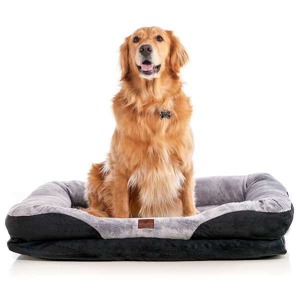 American Kennel Club Large Foam Bolster Pet Bed