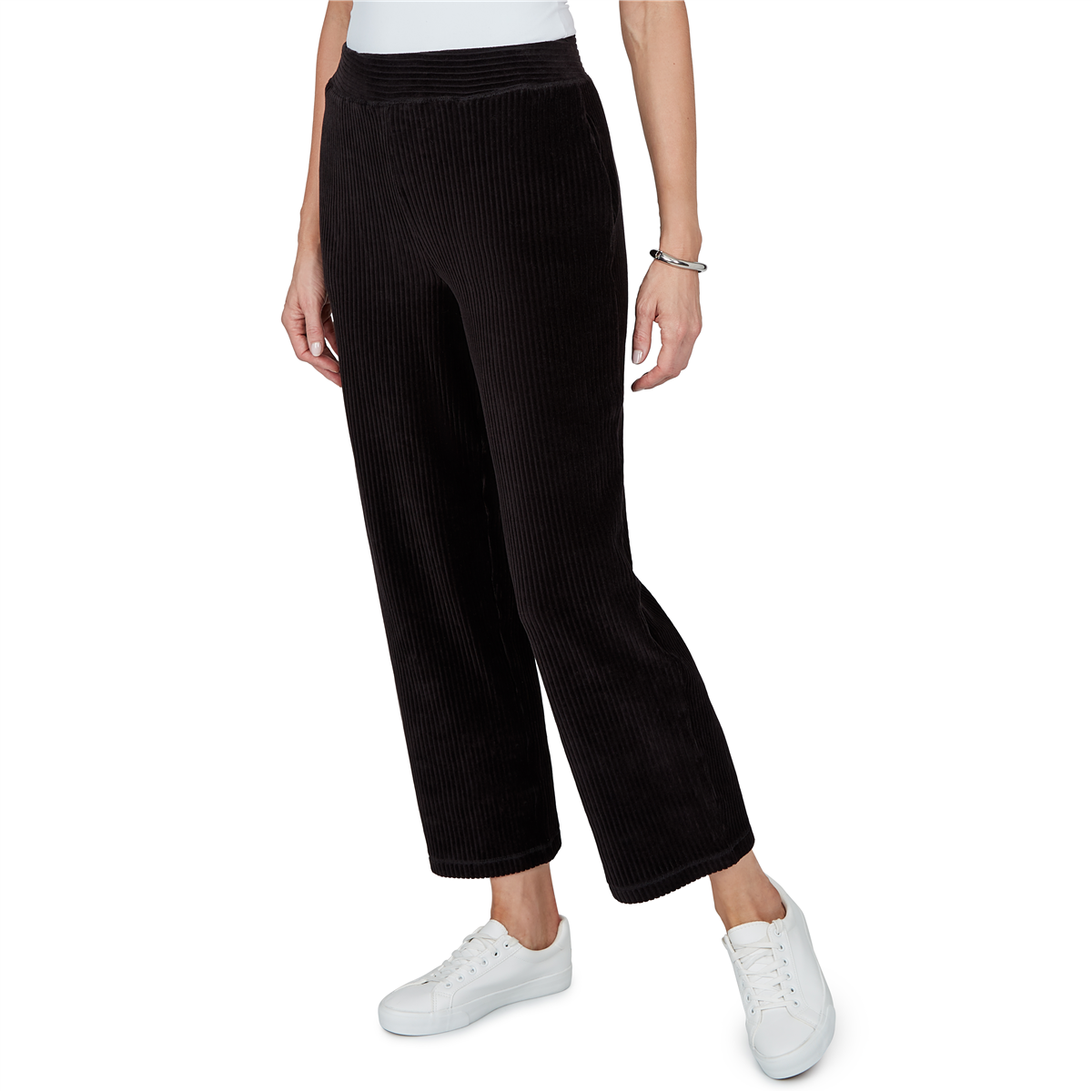 Womens Alfred Dunner Weekend Warrior Pull On Velour Pants