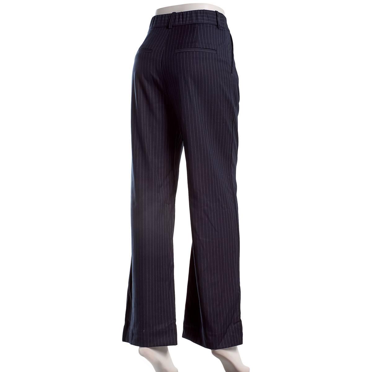 Juniors A. Byer Pinstripe Wide Leg Dress Pants