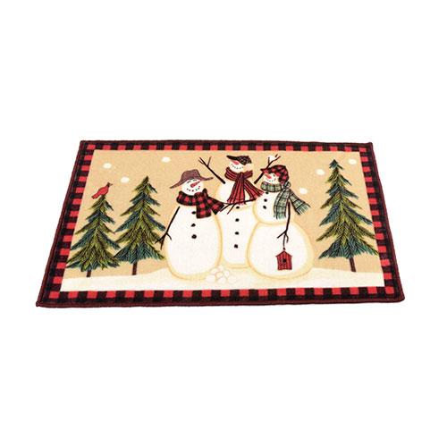 Avanti Snowmen Gathering Bath Rug