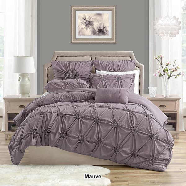 Cathay&#174; Swift Home&#174; Elegant Ruched Duvet Cover Set