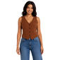 Juniors A. Byer Button Down V-Neck Vest - image 2