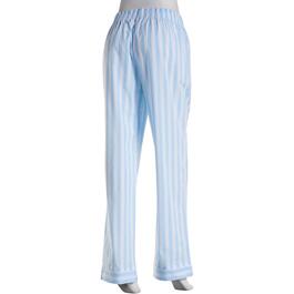 Womens Sun Moon Stars Stripe Cotton Poplin Woven Pajama Pants