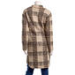 Womens By Design Long Sleeve Chest Pocket Plaid Cardigan - image 2