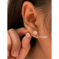 Saffron 2ctw. Moissanite Stud Earring with GRA Certification Card - image 4