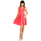 24/7 Comfort Apparel Knee Length Fit & Flare Dress w/ Pockets - image 4