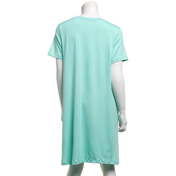 Womens René Rofé® Short Sleeve Paradise Nightshirt
