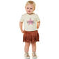 Toddler Girl Rare Editions Cowgirl Tee & Fringe Skort Set - image 1