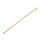 Haus of Brilliance Rose Gold over Silver S Link Tennis Bracelet - image 4