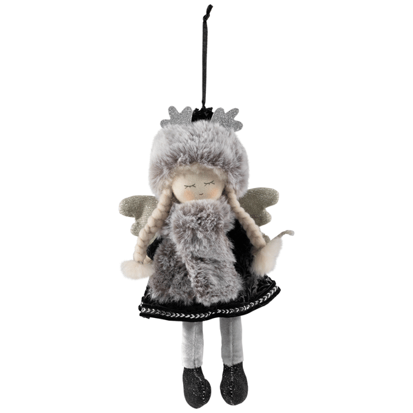 Northlight Plush Winter Angel Girl Hanging Christmas Ornament