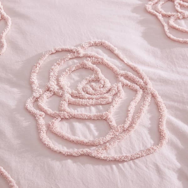 Betsey Johnson Rambling Rose Cotton Pink Duvet Set