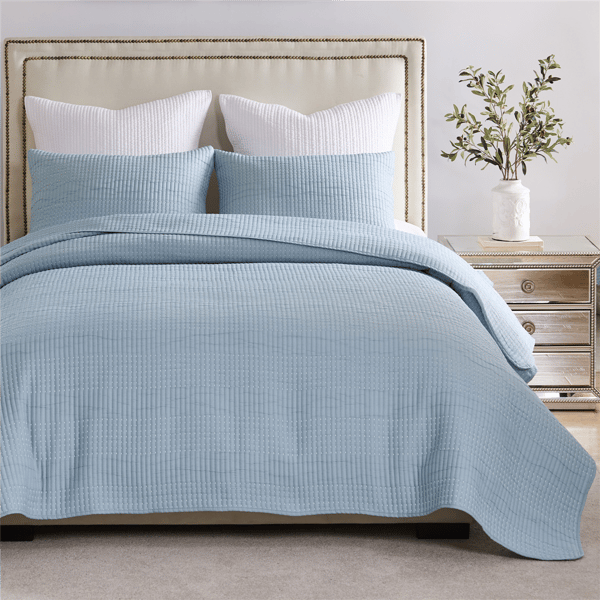 Greenland Home Fashions&#40;tm&#41; Cosmo Textured Matelasse Coverlet Set - image 