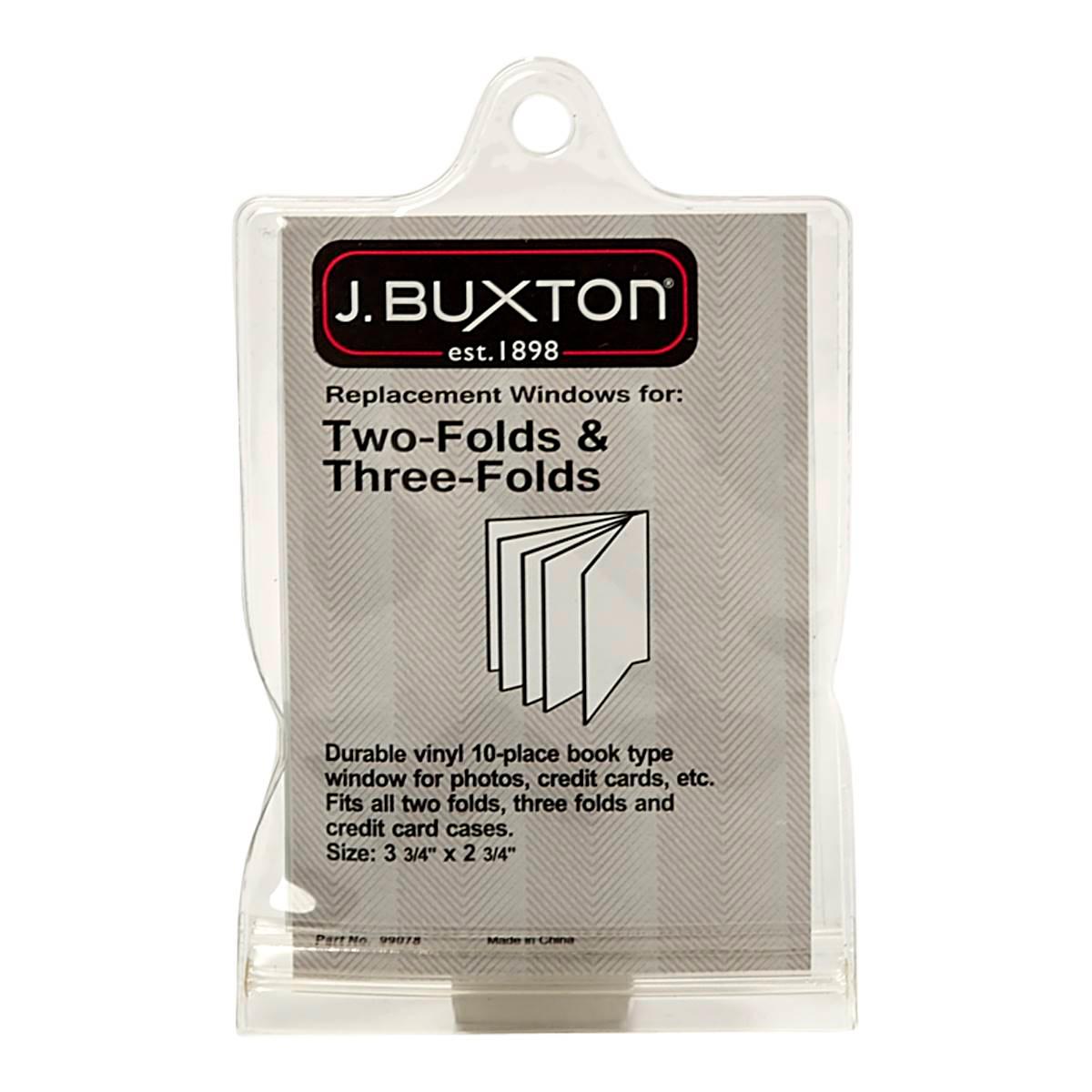 Womens Buxton Wallet Inserts 10 Place Replacement Windows