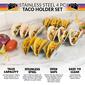 Taco Tuesday Stainless Steel 4pc. Taco Holder Set - image 6