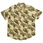 Mens Big & Tall Joe Marlin Tropical Leaf Button Down Shirt-Ivory - image 1