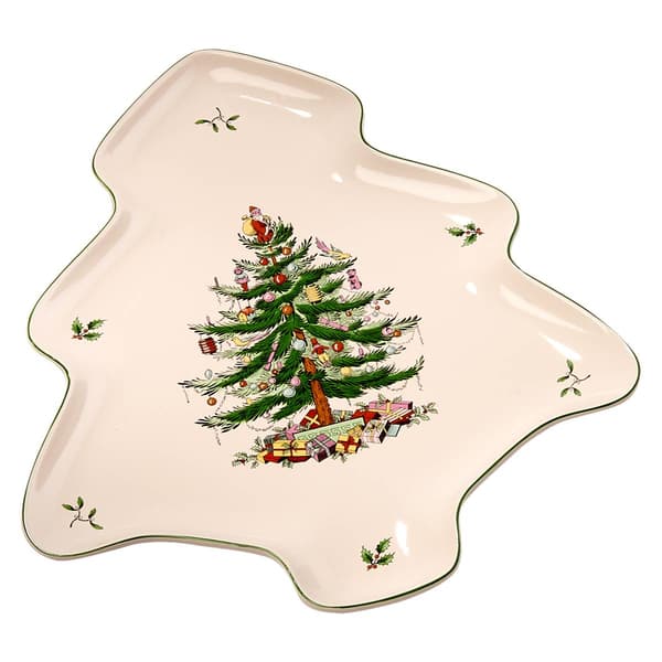 Spode Christmas Tree Shaped Dish - image 