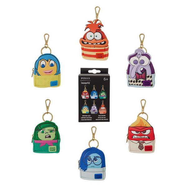 Womens Loungefly Pixar Inside Out Bagcharm