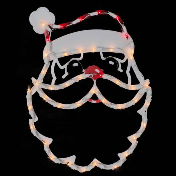 Northlight Seasonal Santa Claus Window Silhouette 17.5 in.