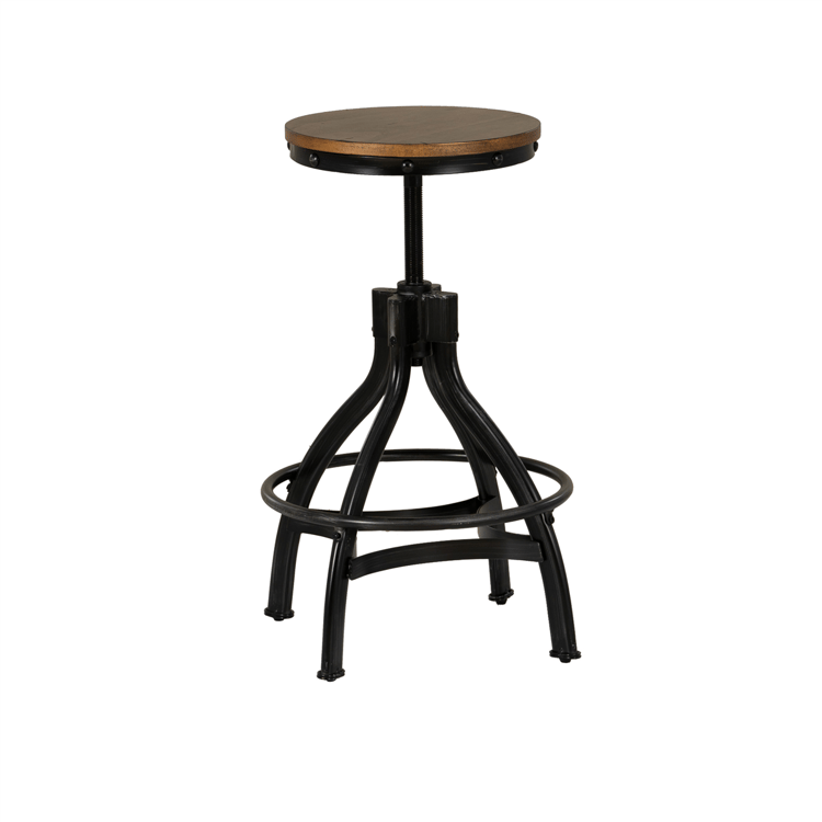 Linon Home Decor Hawkford Adjustable Height Stool - Set of 2