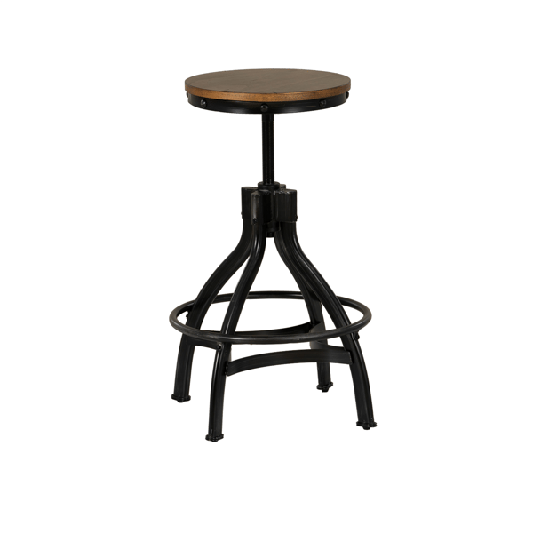 Linon Home Decor Hawkford Adjustable Height Stool - Set of 2 - image 