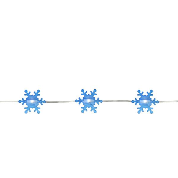 Northlight Seasonal 20ct. LED Snowflake Fairy Christmas Lights - image 