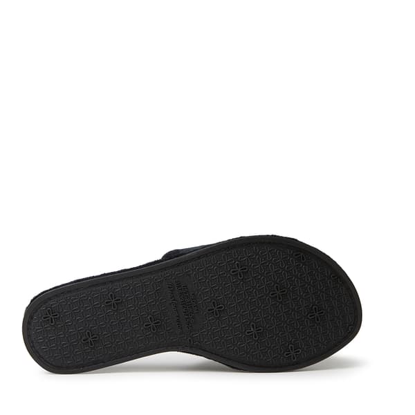 Womens Dearfoams&#174; Microfiber Velour Slide Slippers