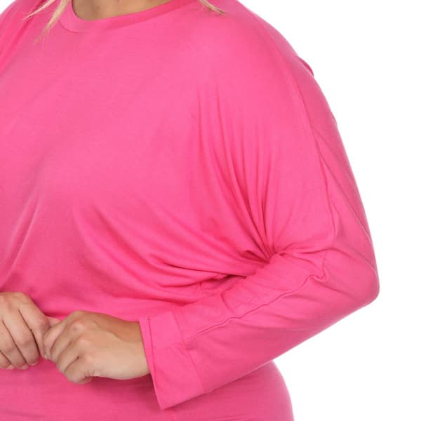 Plus Size White Mark Dolman Sleeve Blouse