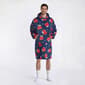 Mens Peanuts&#40;tm&#41; Snoopy Puffer Snowflake Pajama Hoodie - image 1