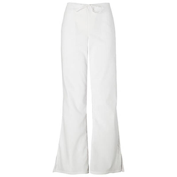 Petite Cherokee Work Wear Flare Pants - White