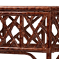 bali & pari Gaspar Marbled Tortoise Natural Rattan Console Table - image 5
