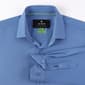 Mens Tom Baine Short Sleeve Slim Fit Bamboo Dress Shirt - Blue - image 3