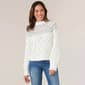 Womens Democracy Long Sleeve Round Neck Fair Isle Sweater - image 1