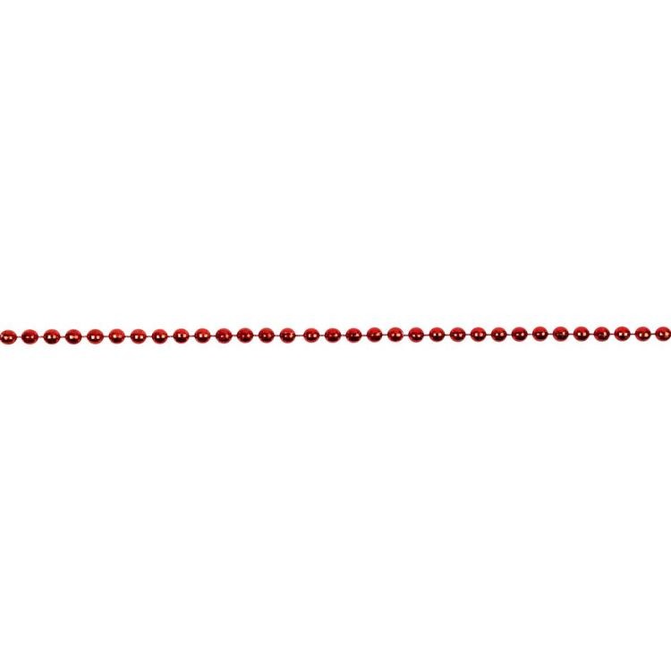 Northlight Seasonal Faceted Red Beaded Christmas Garland