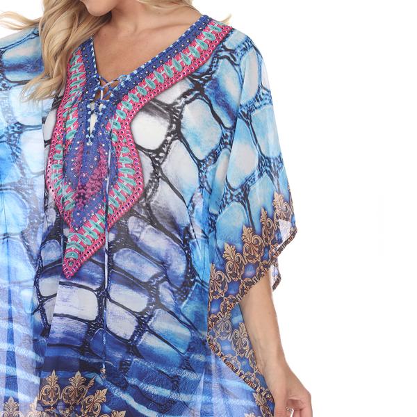 Womens White Mark Novelty Print Maternity Tunic Top